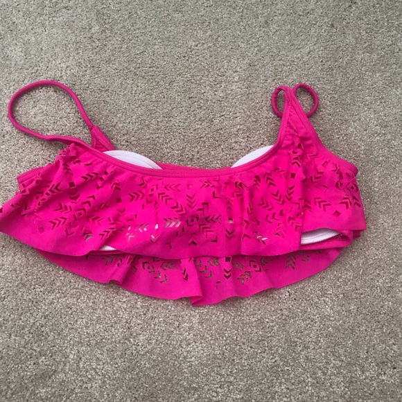 Neon Rip Curl Bikini Top - Picture 2 of 2